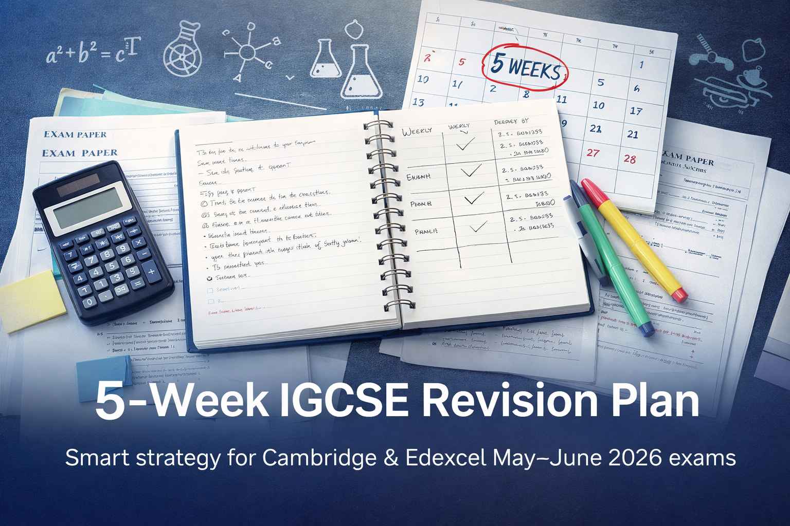 5 – Week IGCSE Revision Plan for May–June 2026