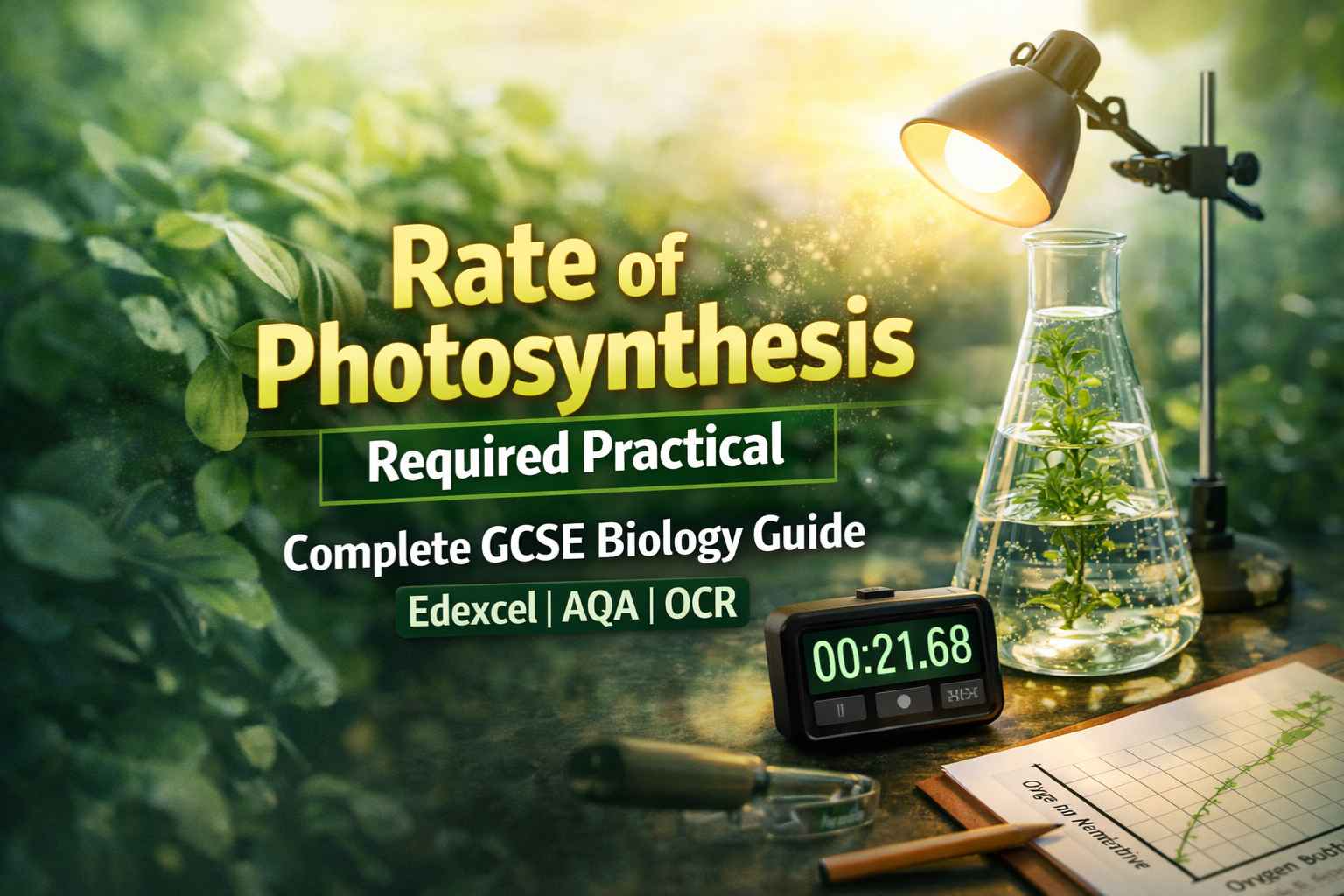 Rate of Photosynthesis Required Practical: Complete GCSE Biology Guide (Edexcel, AQA & OCR)