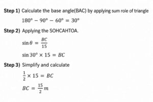 Math problem solution steps