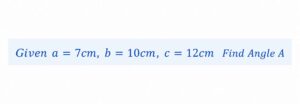 Math problem with triangle dimensions
