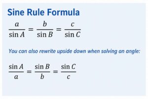 Sine rule formula explained