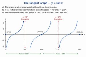 Tangent function graph analysis