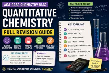 GCSE chemistry revision guide graphic