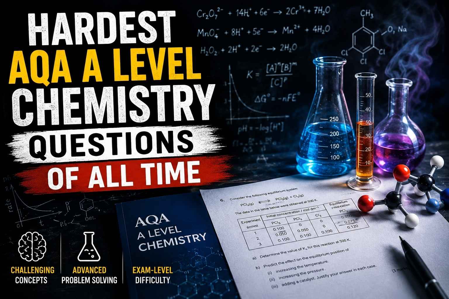 Hardest AQA A level Chemistry Questions of All Time