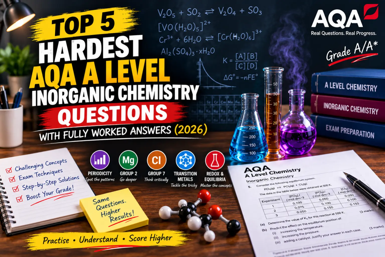 Top 5 Hardest AQA Inorganic Chemistry Questions